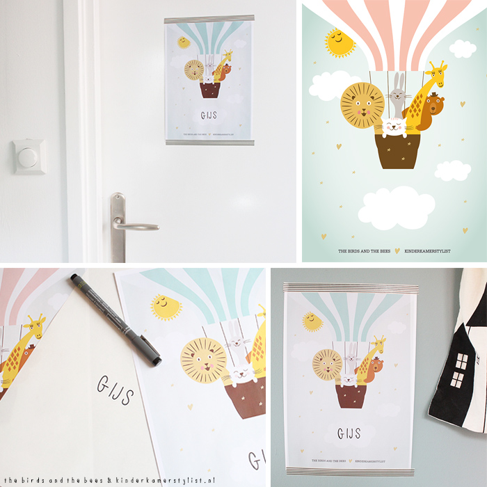 gratis deurposters babykamer