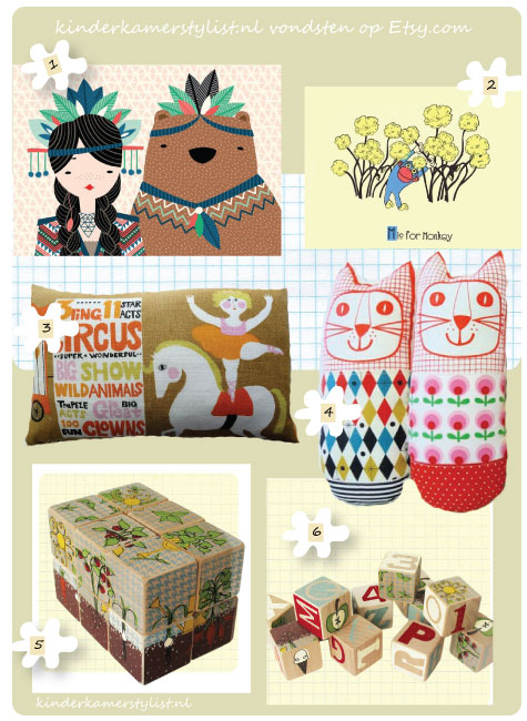 Kinderkamerstylist en Etsy.com