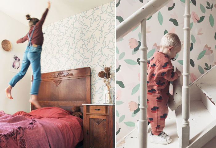 James Dyson werknemer moeder Kinderkamer behang | Kinderkamerstylist
