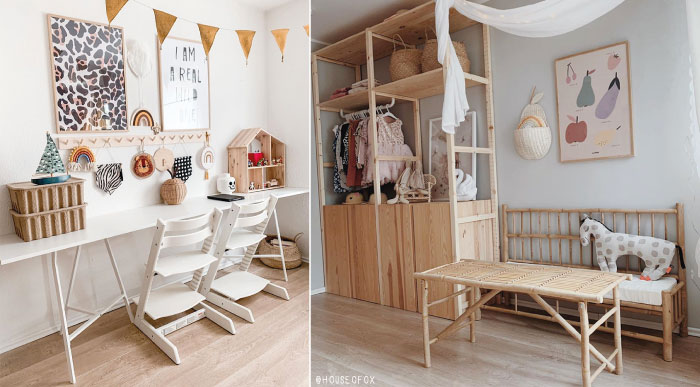 Smalle kinderkamer