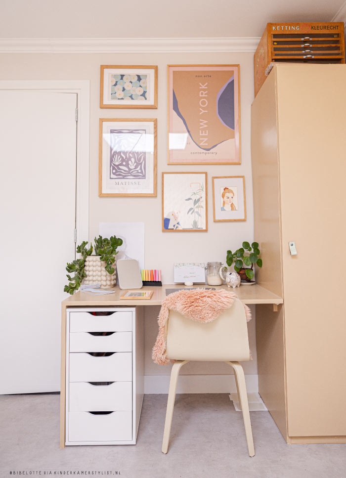 Maatwerk bureau kinderkamer