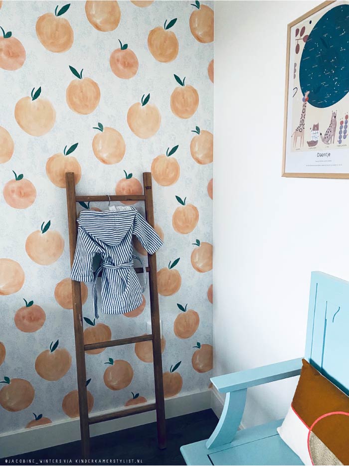 Sinaasappel behang Roomblush