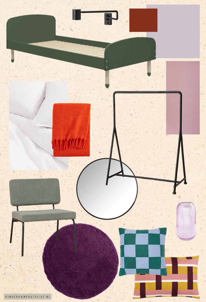 Moodboard in de stijl van Hotel Unplugged