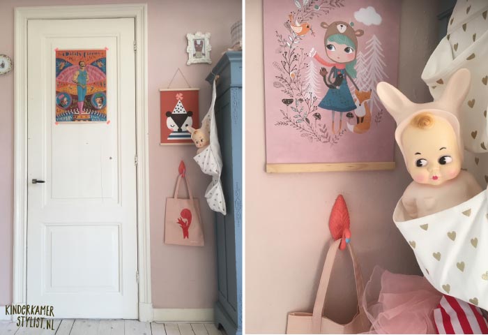 Kinderkapstok kinderkamer