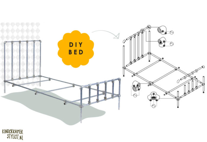 Steigerbuis bed zelfmaken