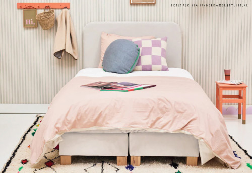 Stijlvolle boxspring tienerkamer