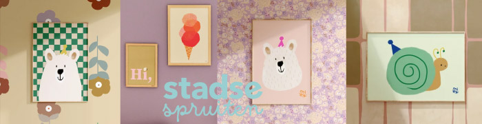 Stadse Spruiten kinderkamer posters en kaarten