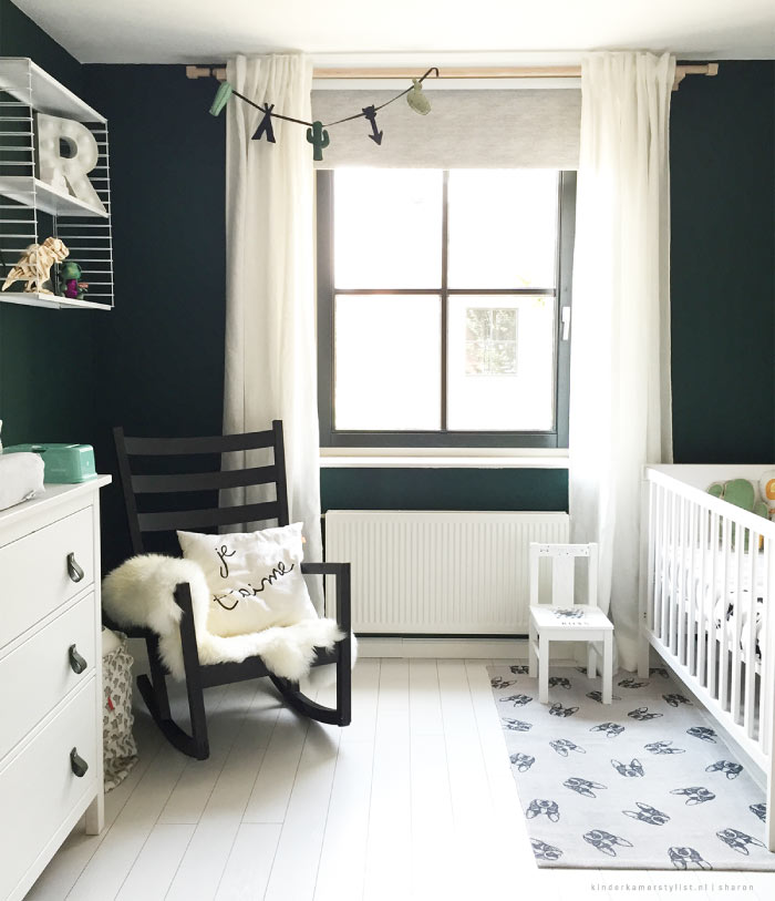 Gom ochtendgloren Interactie Babykamer groen | Kinderkamerstylist