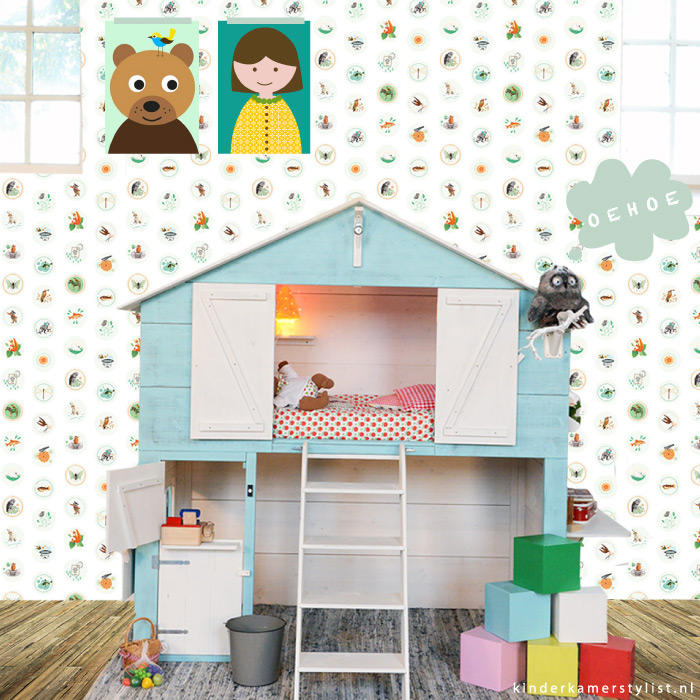 Wonderlijk Kinderkamer behang | Kinderkamerstylist FU-33