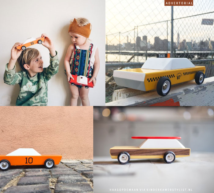 Diversen Ellendig bungeejumpen Houten speelgoedauto | Kinderkamerstylist
