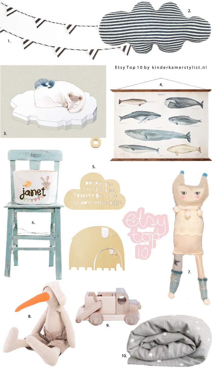 Etsy top 10 by Kinderkamerstylist