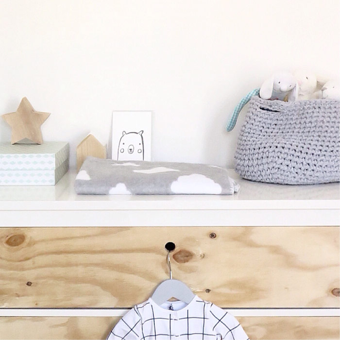 Ikea hack babykamer commode zelfmaken