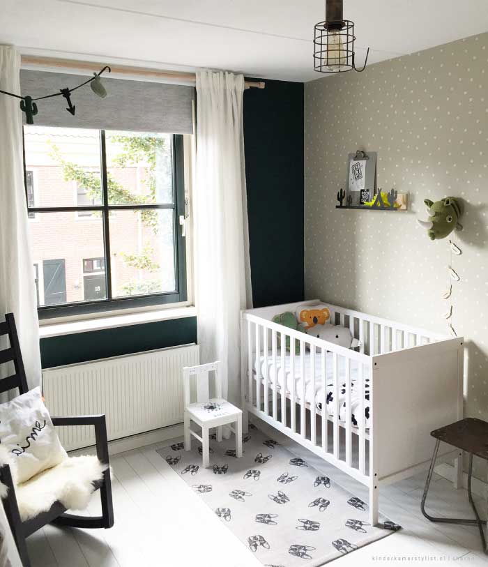 Gom ochtendgloren Interactie Babykamer groen | Kinderkamerstylist