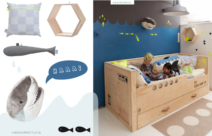 Thema kinderkamer onderwaterwereld zee