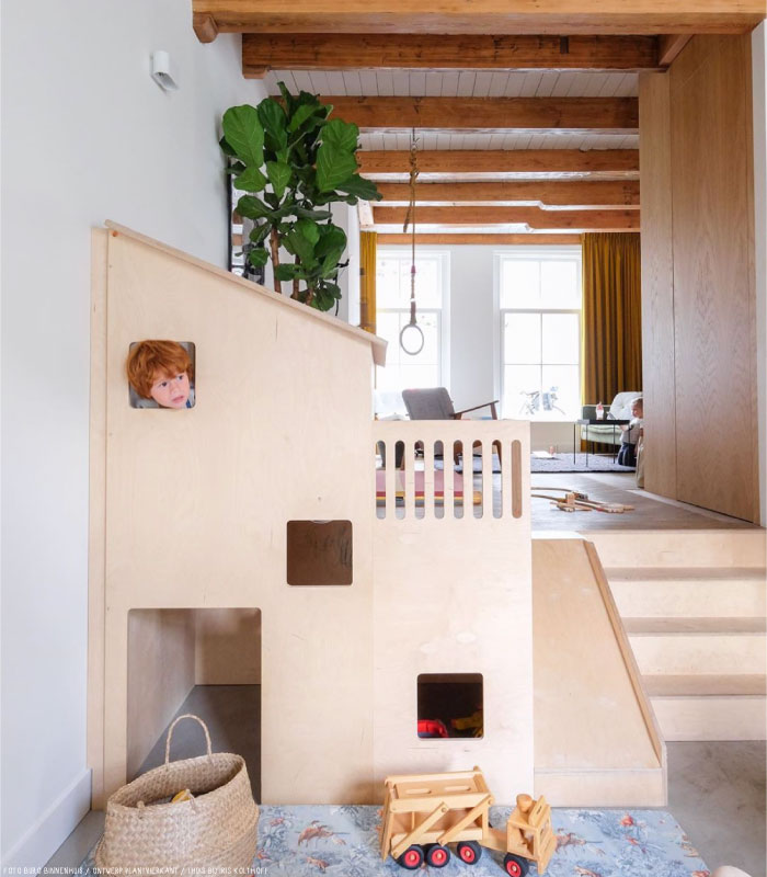 Design speelhuis woonkamer