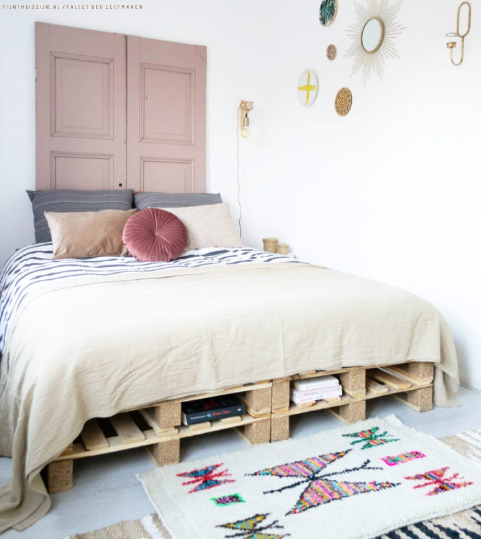 pallet bed maken