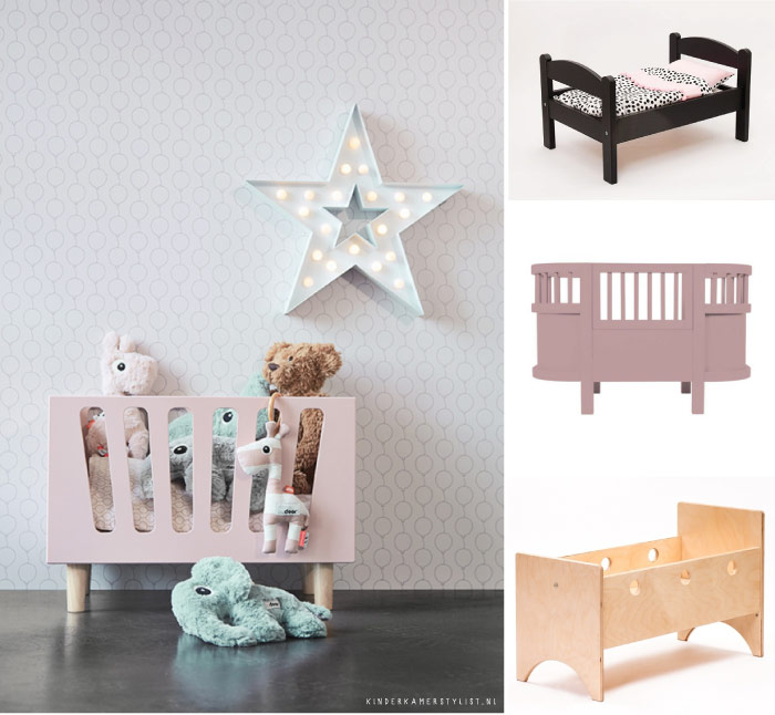 heroïne Bruin werkgelegenheid Poppenbed | Kinderkamerstylist