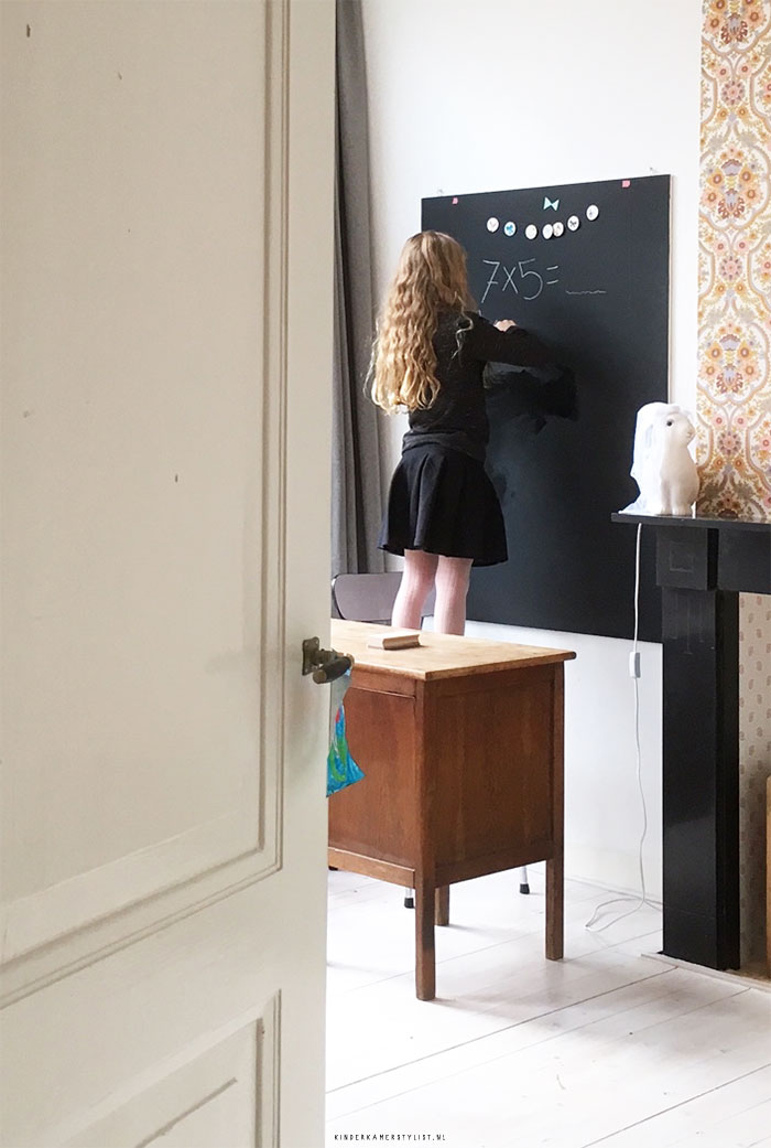 Krijtbord kinderkamer