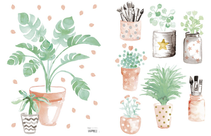 planten-muurstickers-in-de-kinderkamer