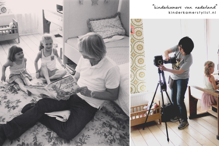 the making of "kinderkamers van Nederland"